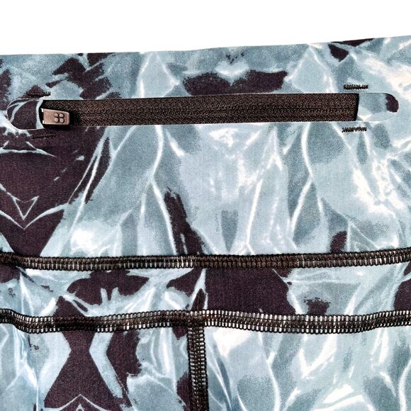 Sweaty Betty The Zero Gravity Crop Leggings Womens Size Small Blue Marble Print - Picture 4 of 6